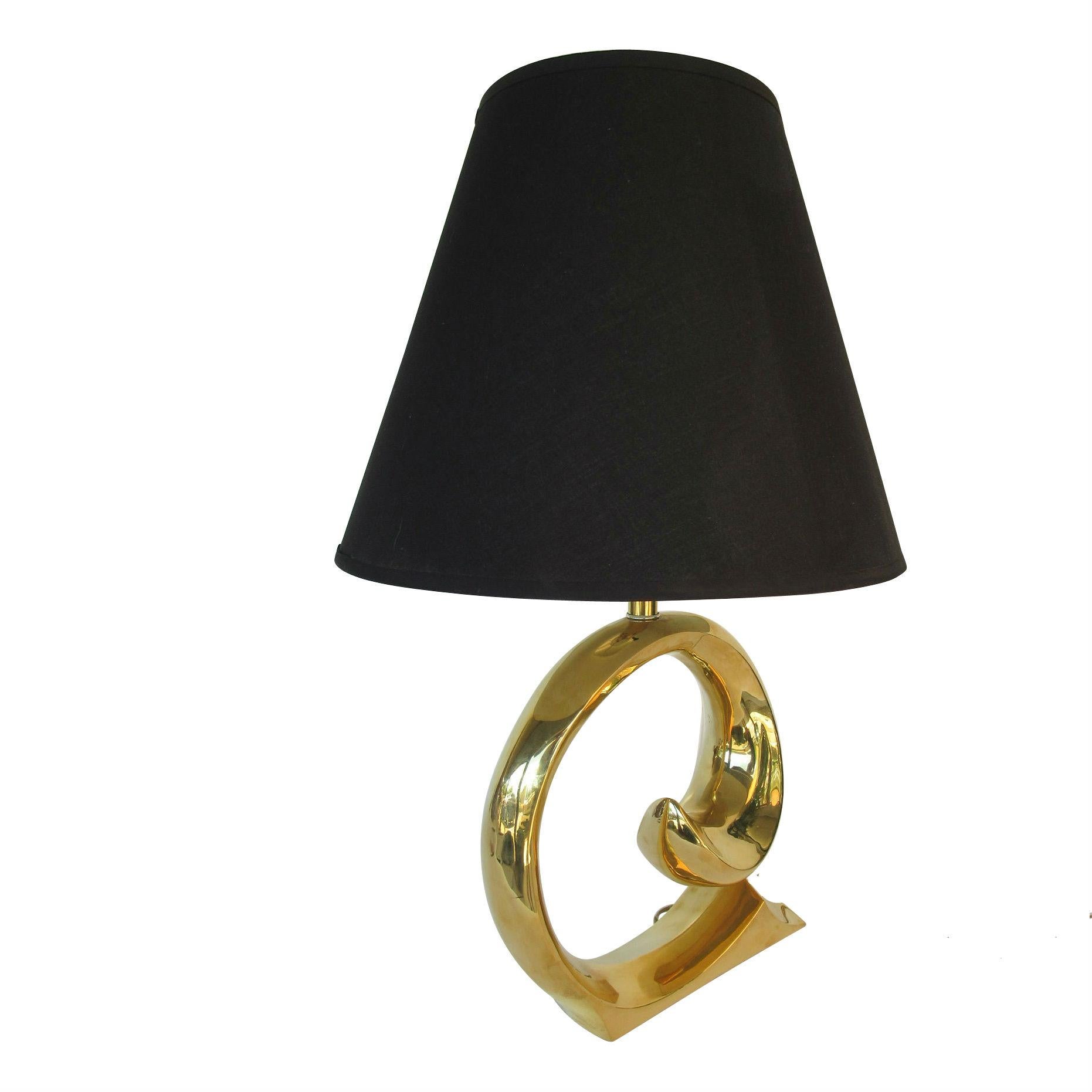 Mid-Century Modern Pierre Cardin Logo Lamp by Erwin Lambeth, 1970s