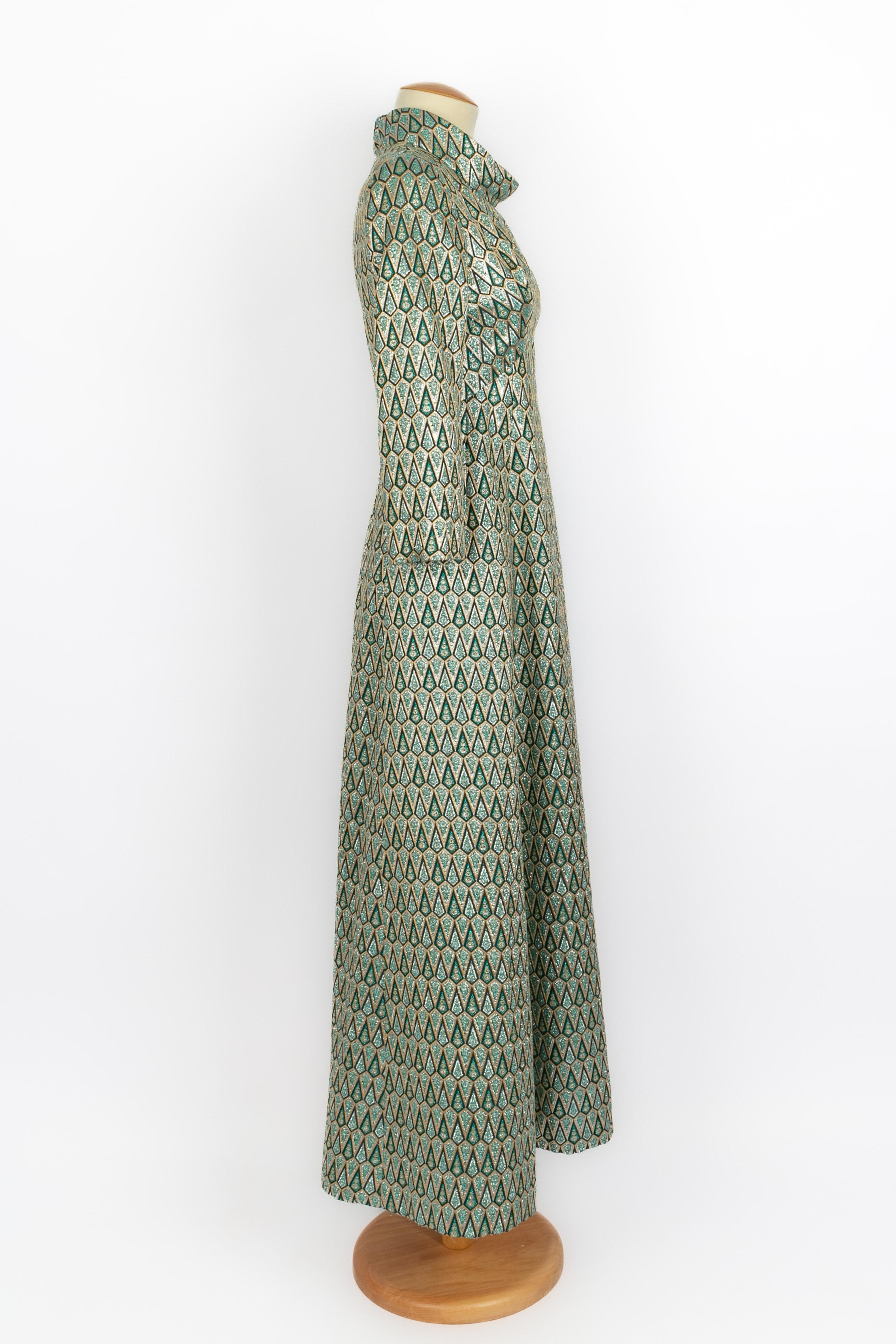 Pierre Cardin Lurex-Kleid 1960er Jahre Damen im Angebot