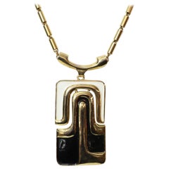 Pierre Cardin Massive Vintage 1970's Pendant Necklace