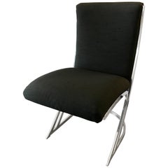 Pierre Cardin Mid-Century Modern Chrome Z Chairs Set of Four