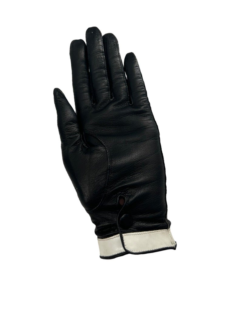 Pierre Cardin Mod Leather Gloves, 1960s For Sale at 1stDibs
