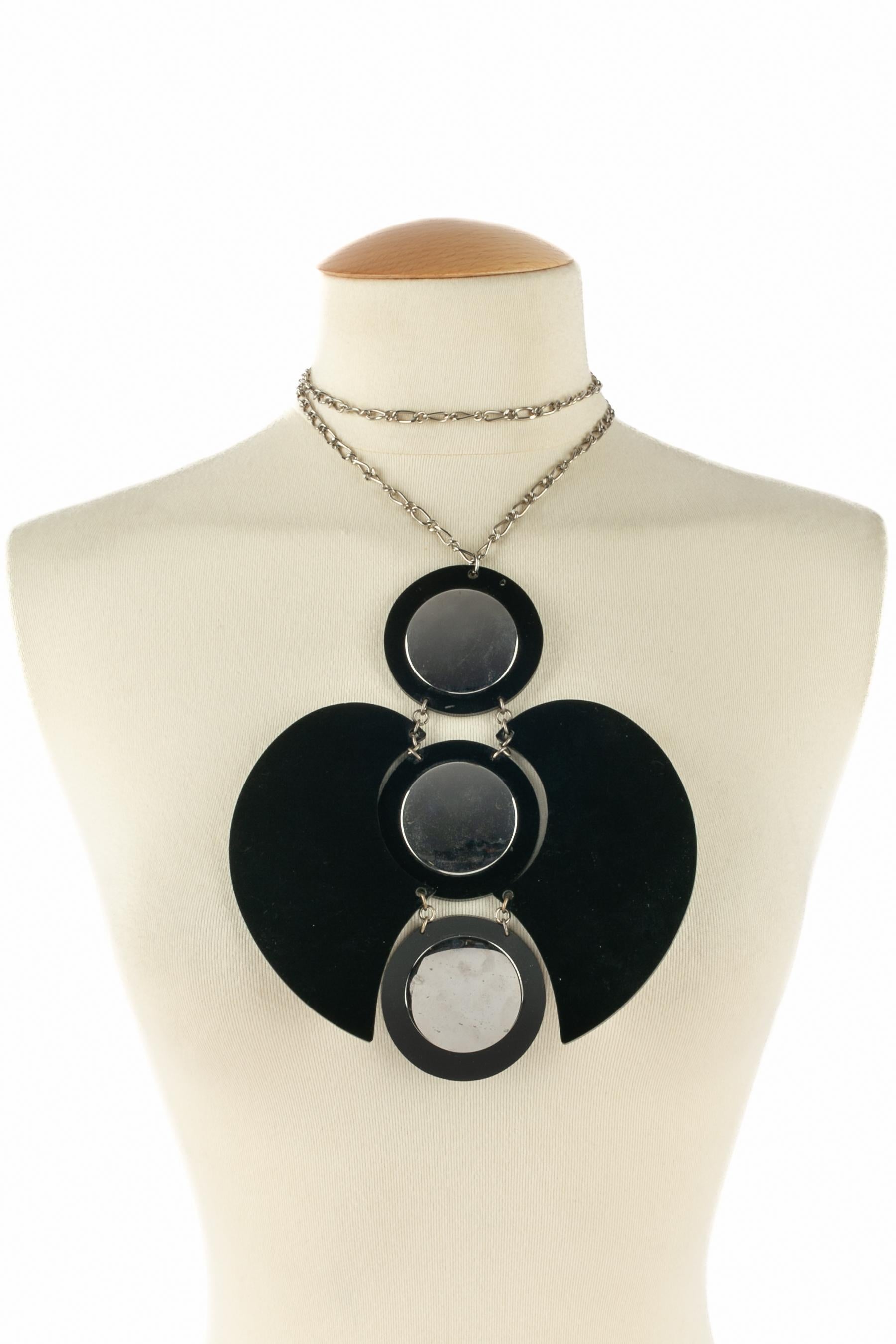 Pierre Cardin necklace (attributed to) In Excellent Condition For Sale In SAINT-OUEN-SUR-SEINE, FR