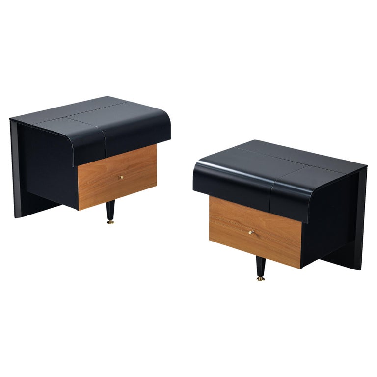 Pierre Cardin Pair of Nightstands, 1970s, Offered by MORENTZ