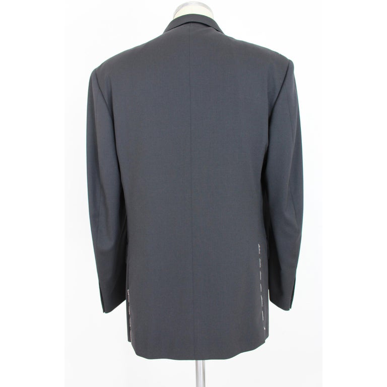 Pierre Cardin Paris Black Men's Suit Three Piece Waistcoat Complete ...