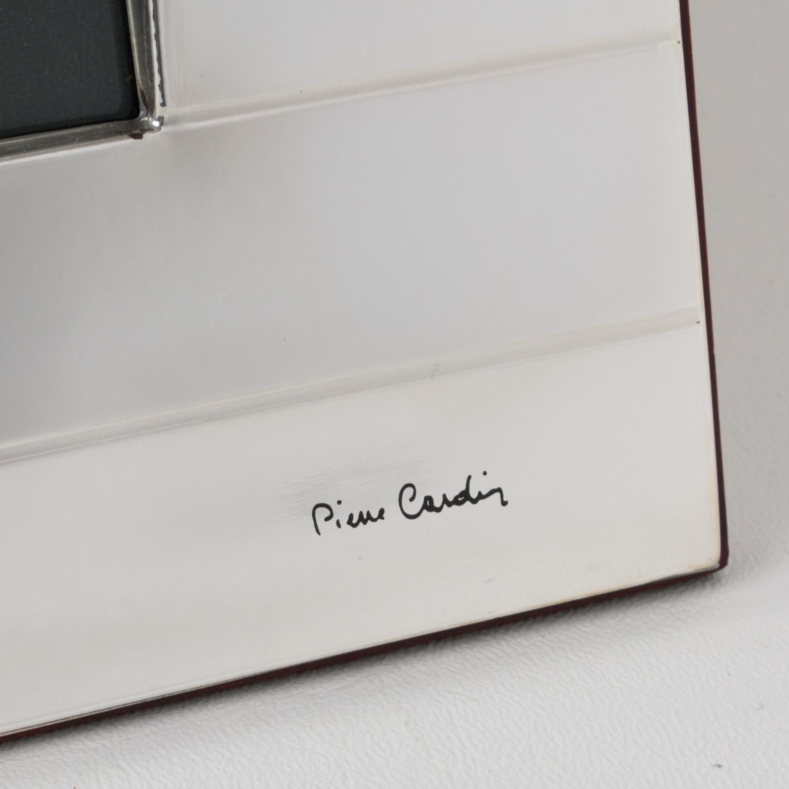 Pierre Cardin Paris Silver Plate Picture Frame In Excellent Condition In Atlanta, GA