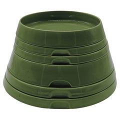 Pierre Cardin for Franco Pozzi Juego de platos apilables "Cone", Italia Años 70