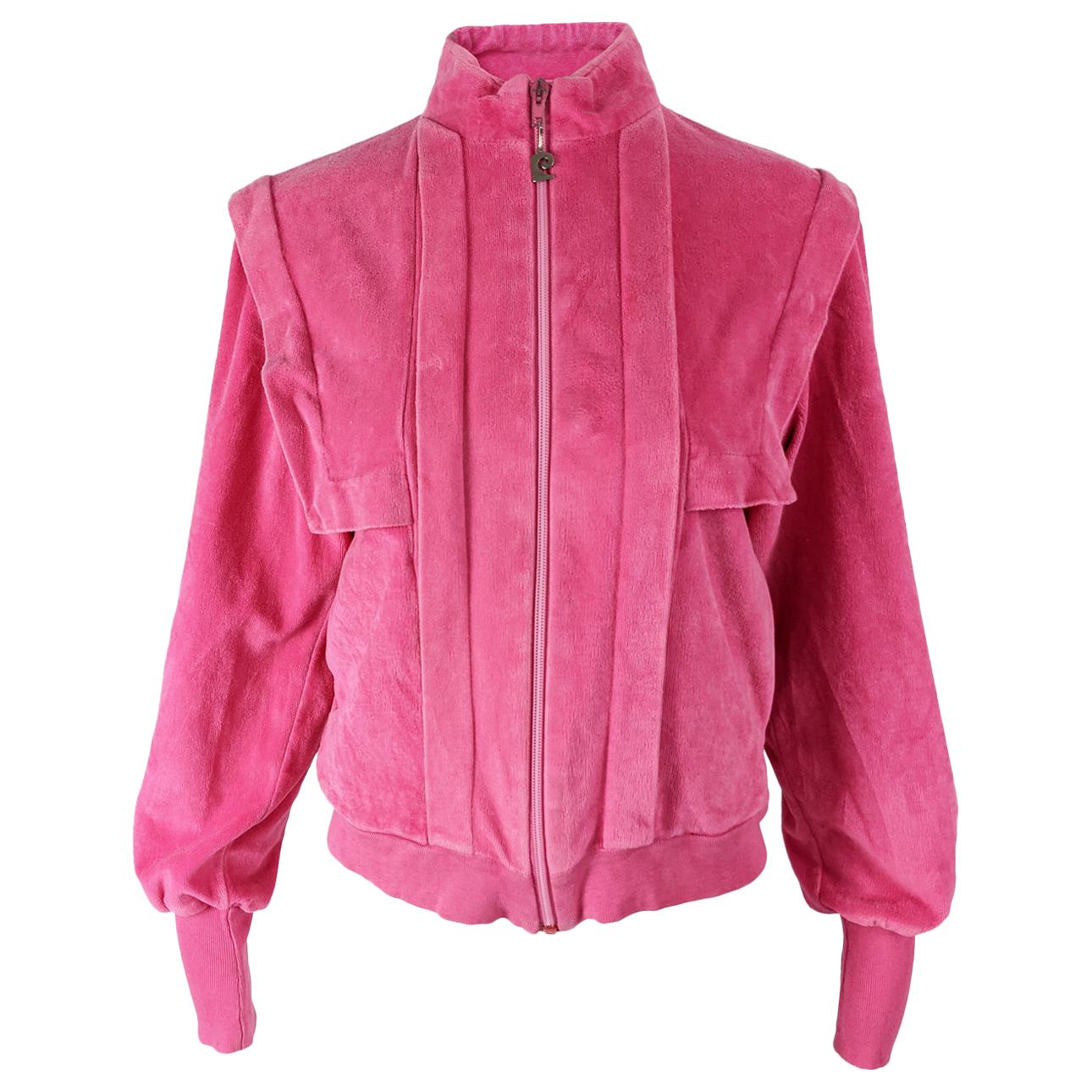 Bubble gum pink short 60s jacket