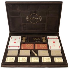 Pierre Cardin Set di carte da gioco con custodia in velluto