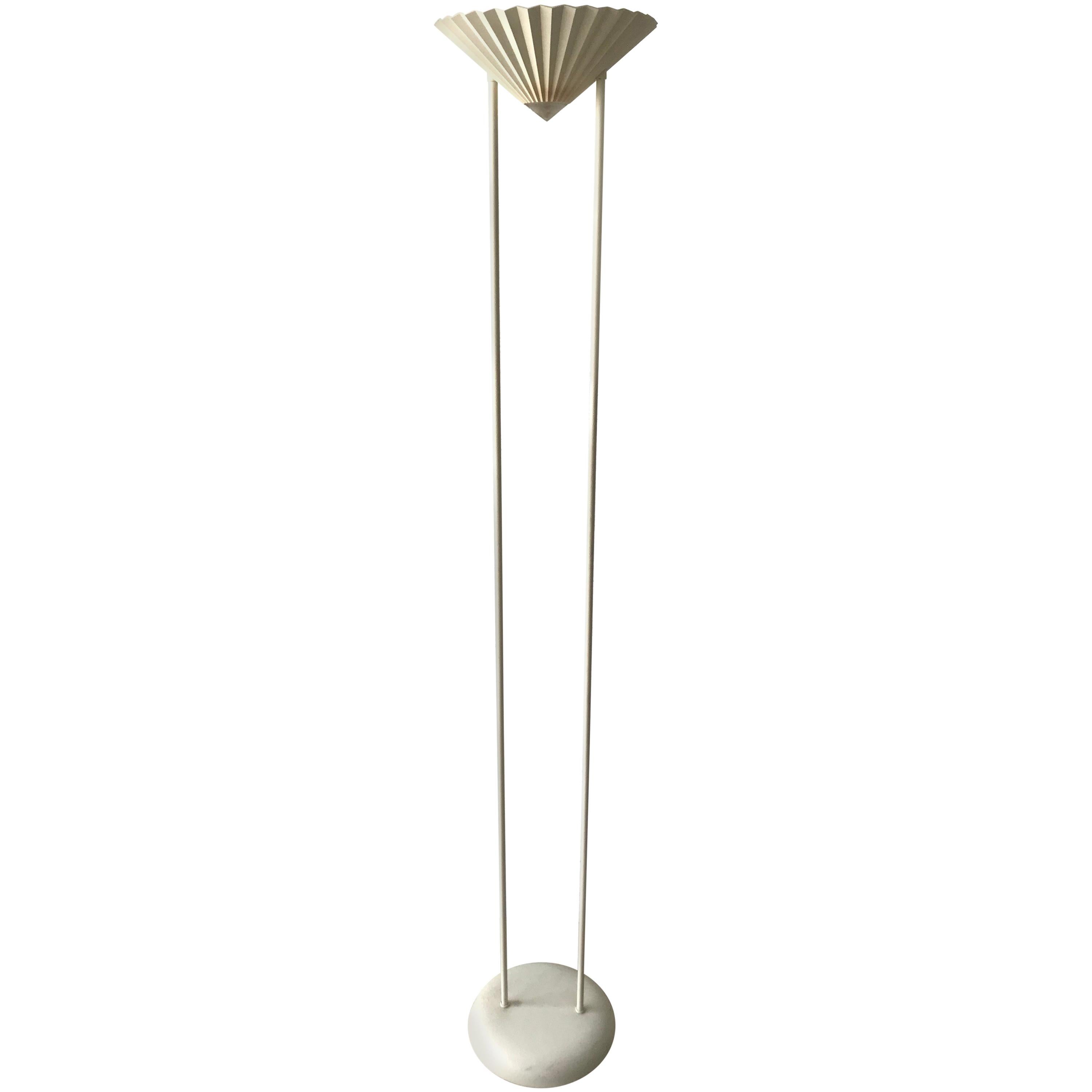 Post-Modern Fan Floor Lamp Torchiere