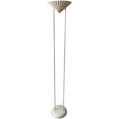 Pierre Cardin Attributed Postmodern Fan Floor Lamp Torchiere