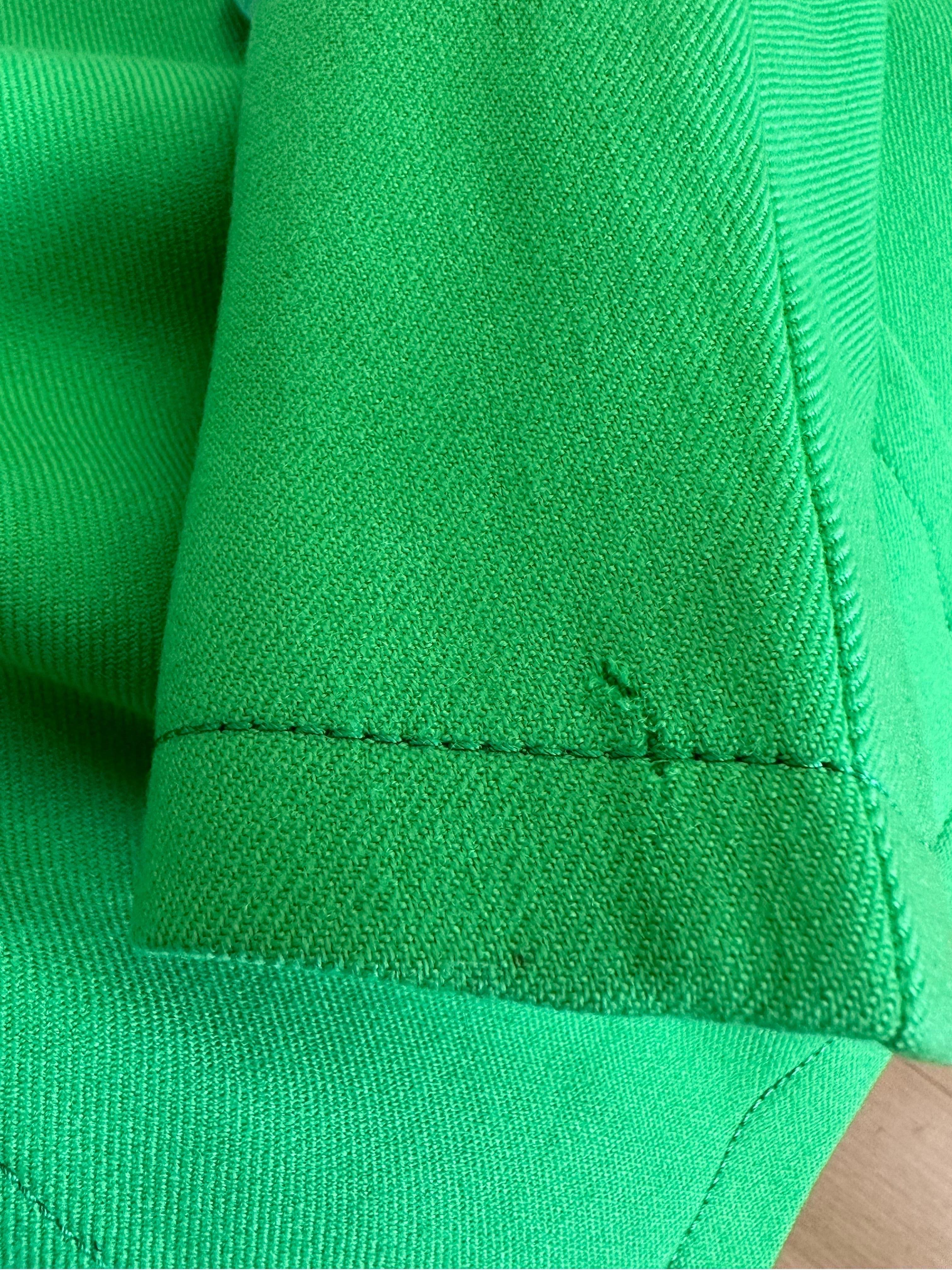 Pierre Cardin Promotion 1970s green wool jacket For Sale 8