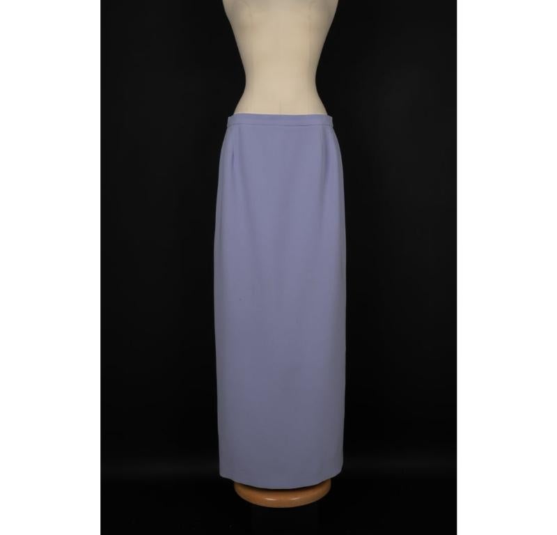 Pierre Cardin - Set di mussole di seta in tonalità viola in vendita 4