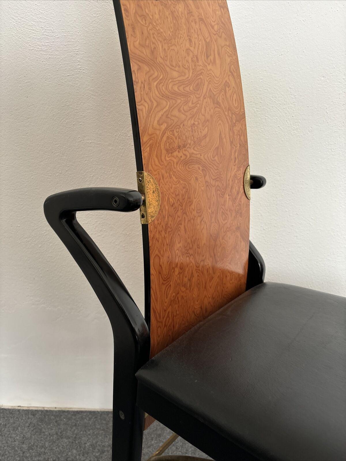 Four Post-Modern Italian Dining Chairs by Pierre Cardin, 1980s 4
