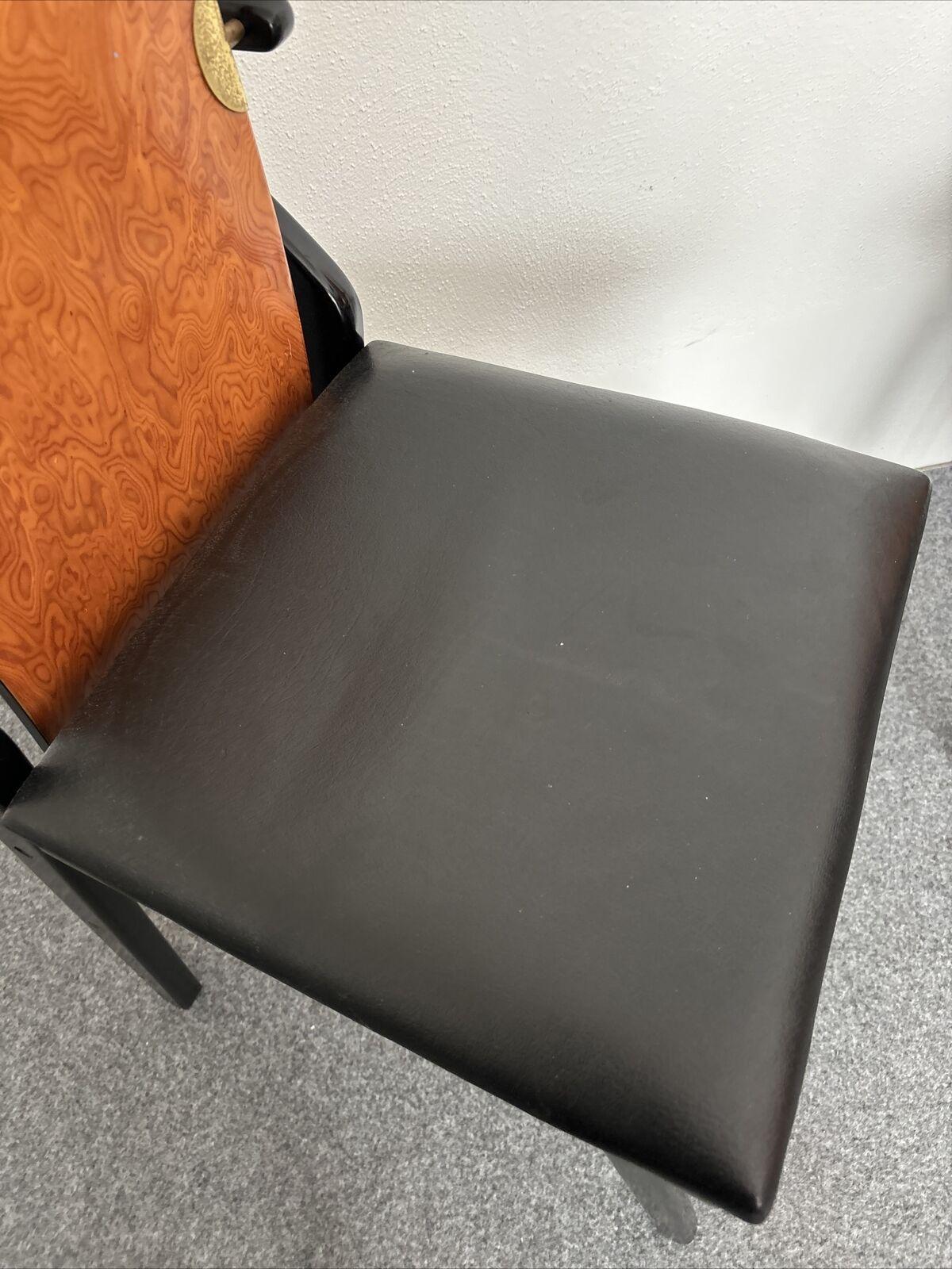 Four Post-Modern Italian Dining Chairs by Pierre Cardin, 1980s 6