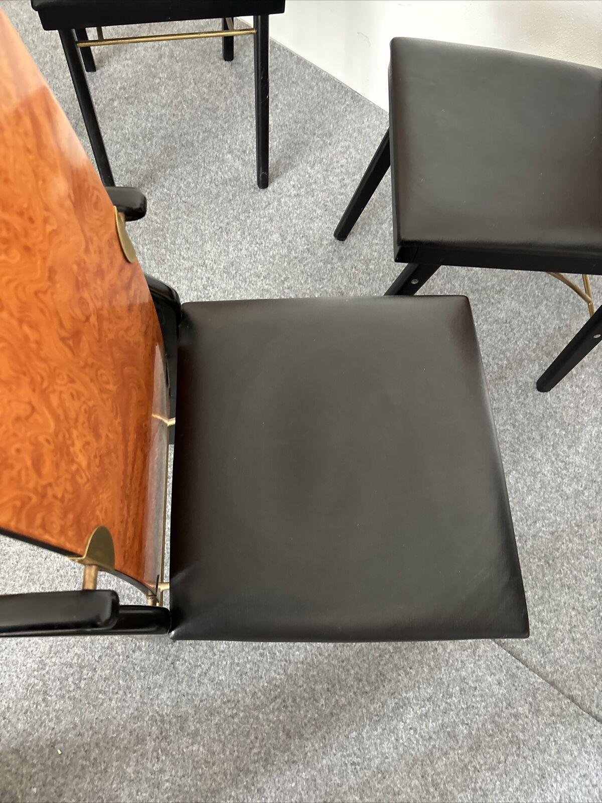 Four Post-Modern Italian Dining Chairs by Pierre Cardin, 1980s 9