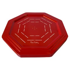 Ensemble de 10 plateaux octogonaux Pierre Cardin