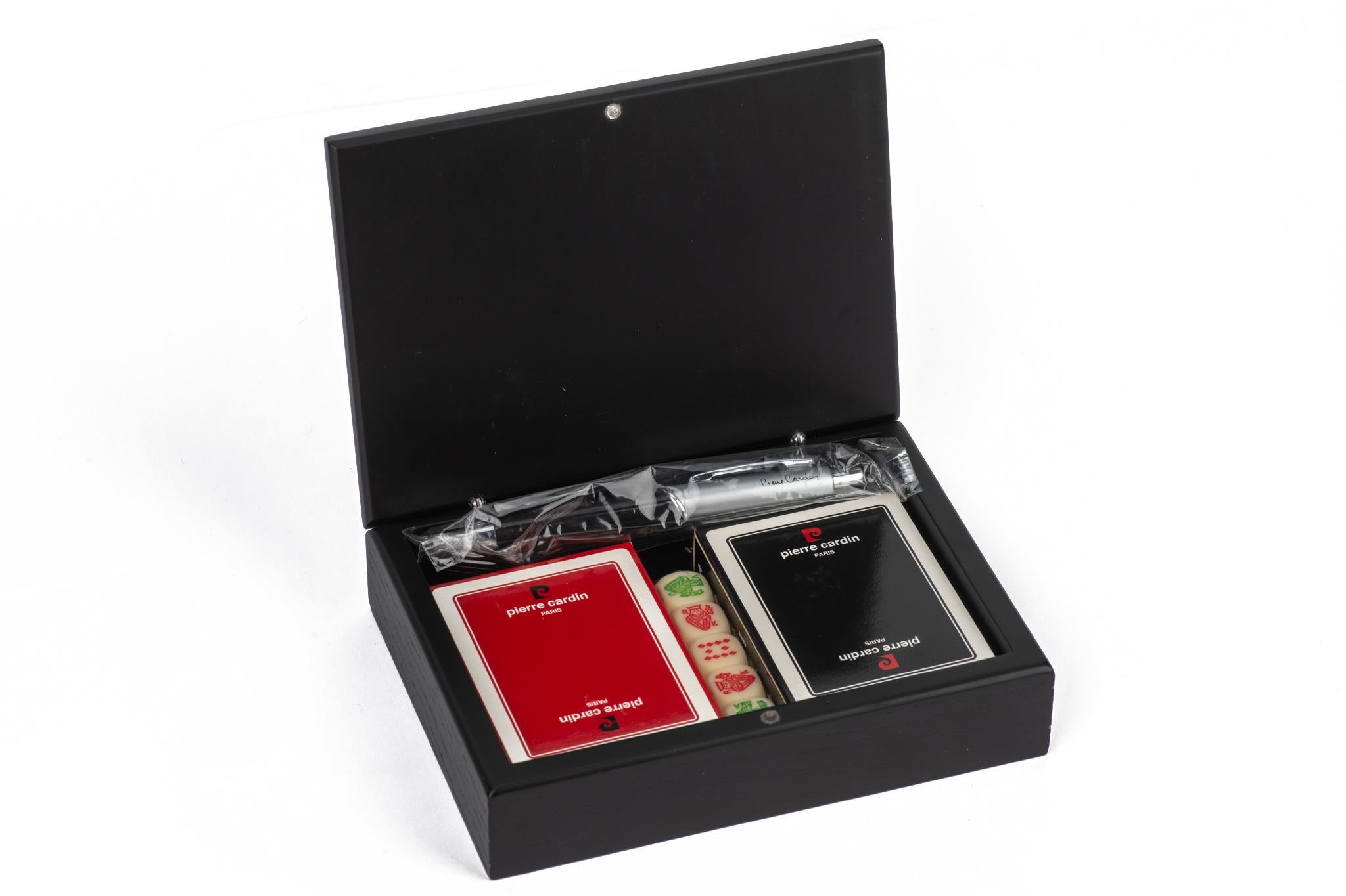 Pierre Cardin Set di carte da poker con scatola 1