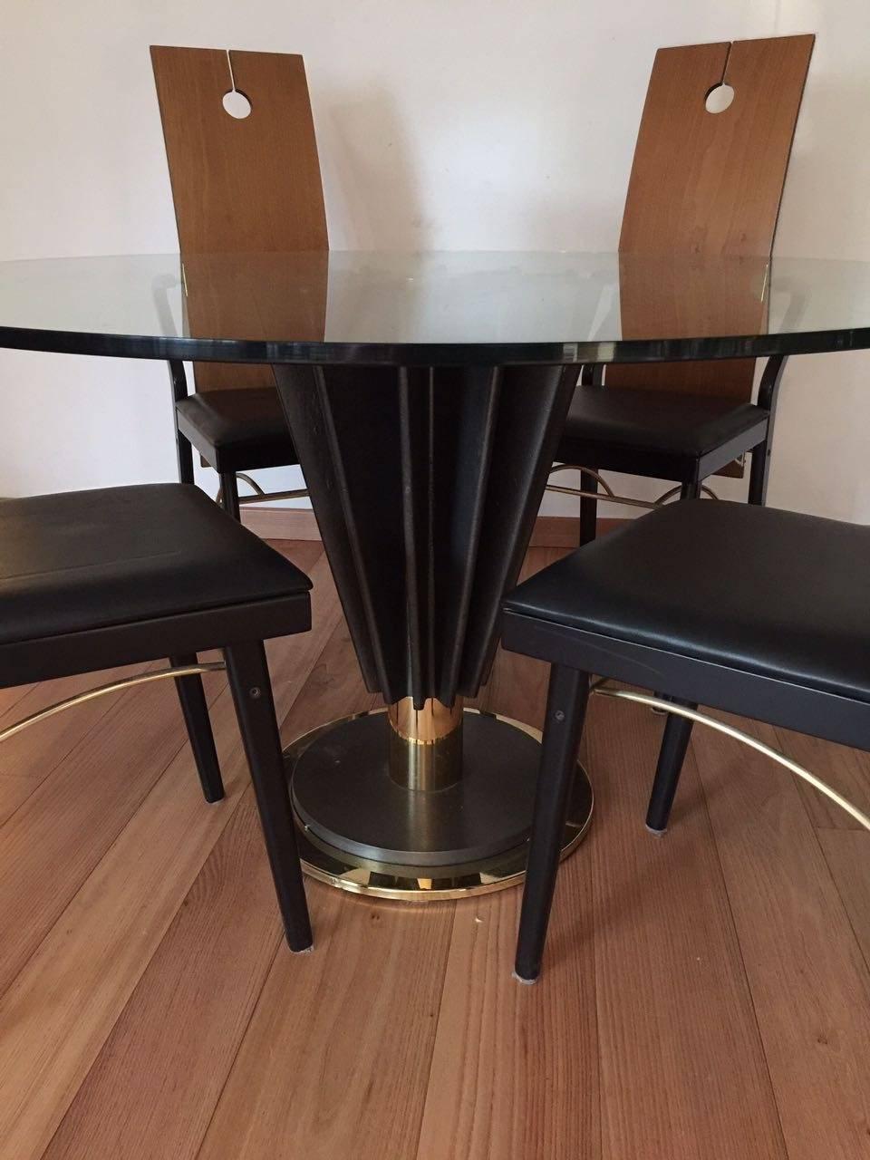 Pierre Cardin Set of Table and Chairs, 1975 In Excellent Condition In Saint Ouen, FR