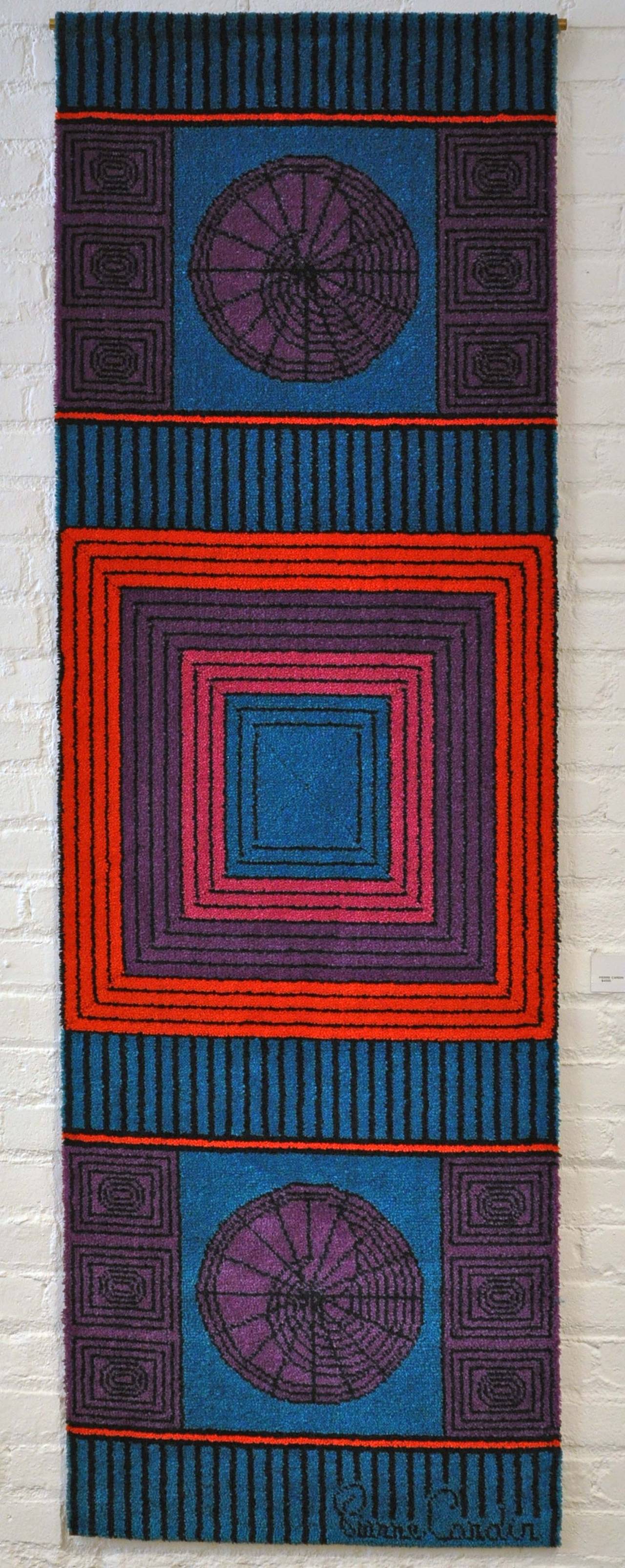 Mid-Century Modern Pierre Cardin, Signed Wool Tapestry