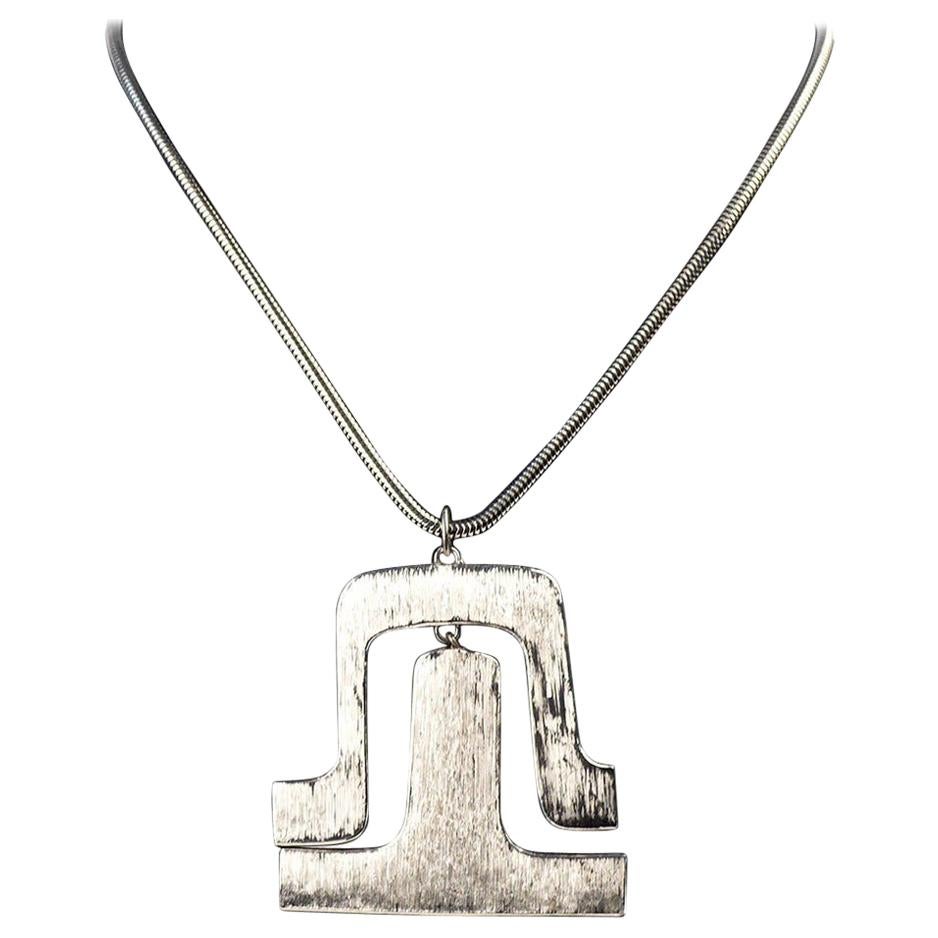 Pierre Cardin Silver Metal Necklace