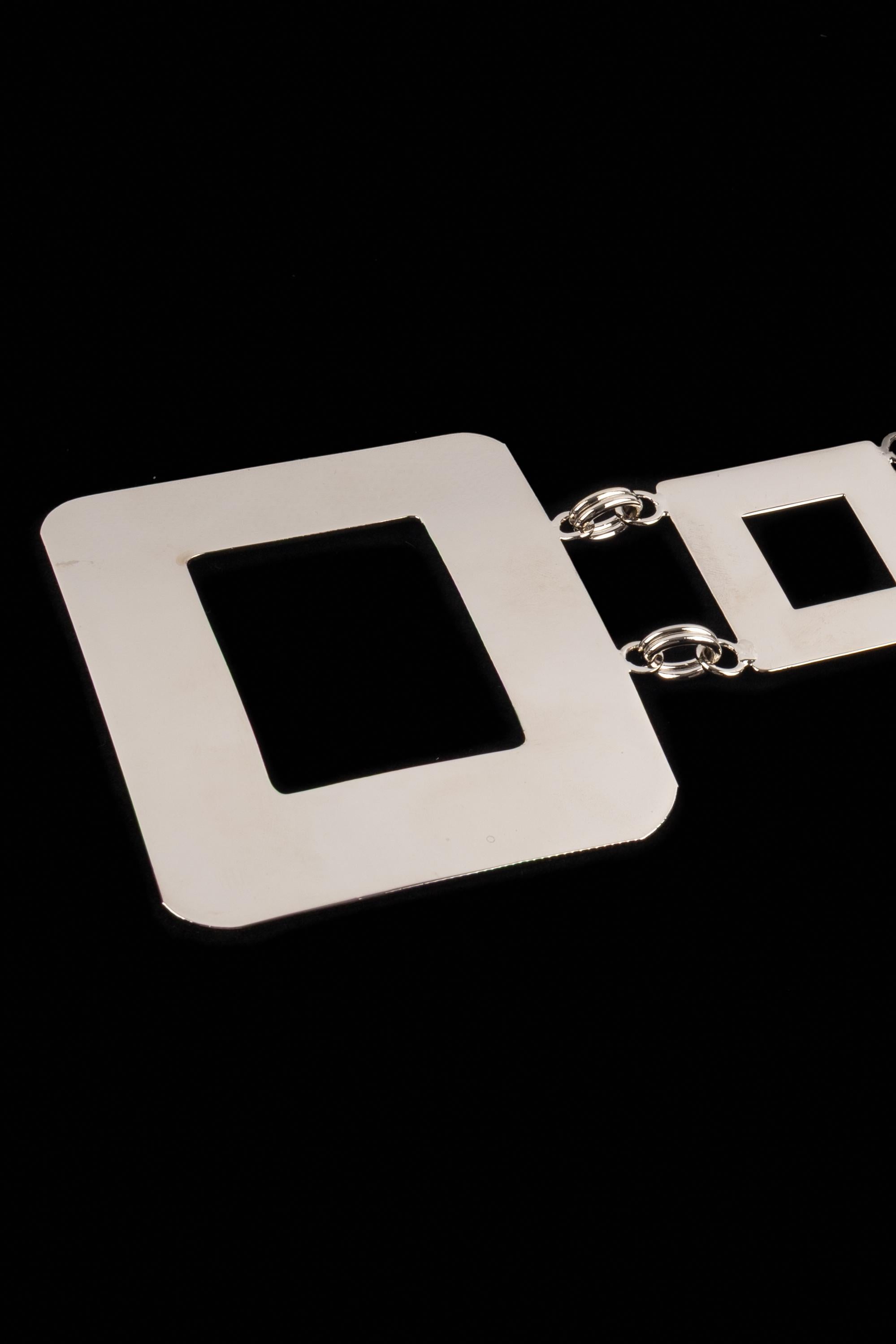 Pierre Cardin silvery necklace For Sale 5