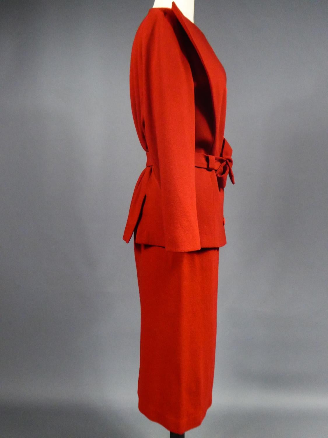 A Pierre Cardin Skirt Suit - France Circa 1980 For Sale 5