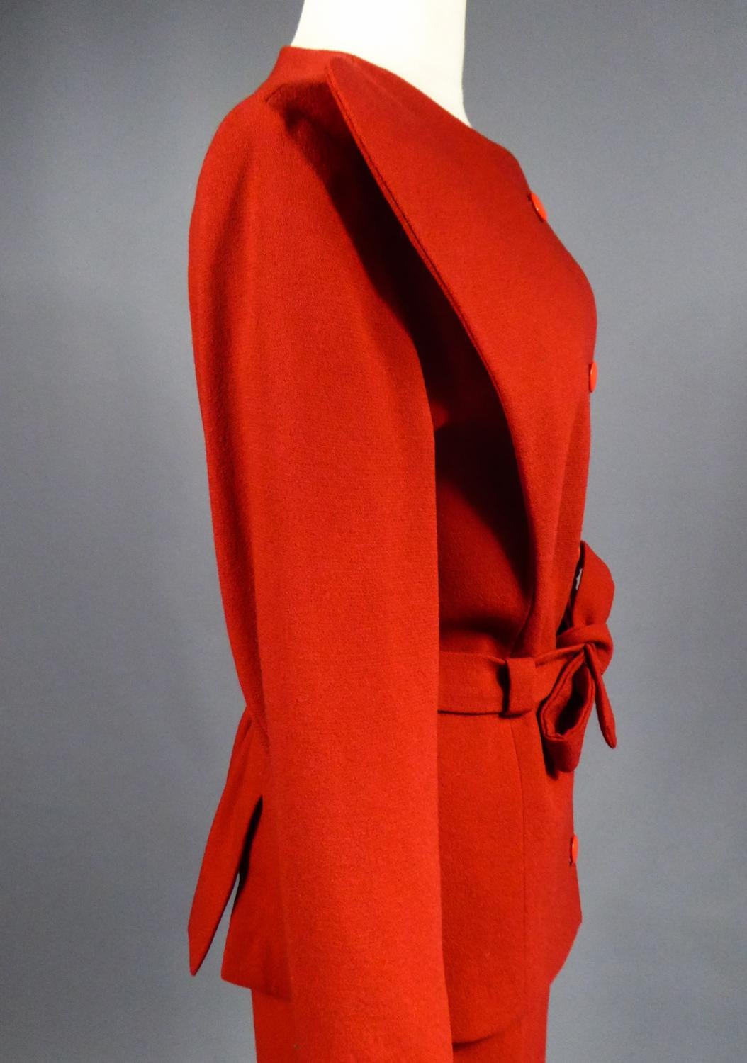 A Pierre Cardin Skirt Suit - France Circa 1980 For Sale 6