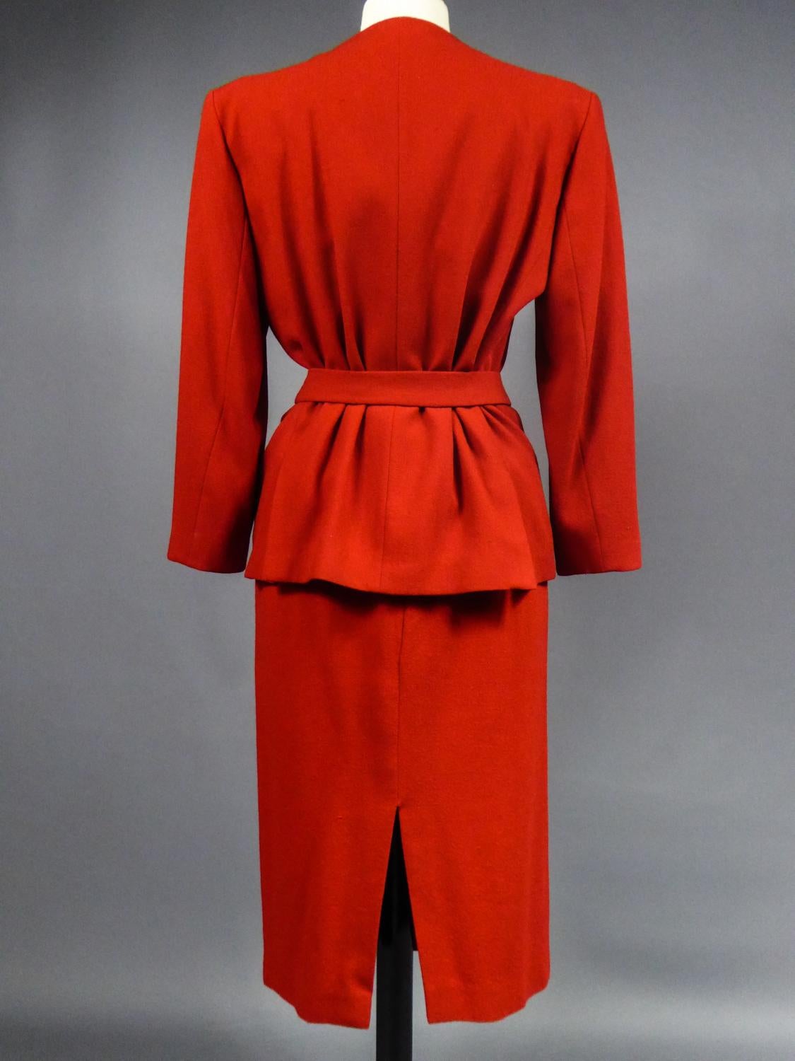 A Pierre Cardin Skirt Suit - France Circa 1980 For Sale 8