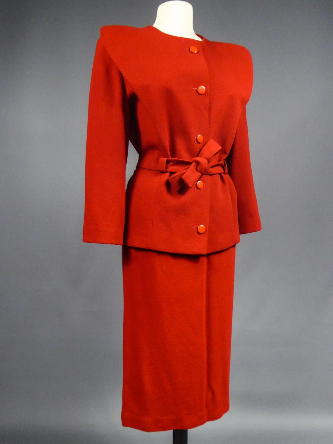 A Pierre Cardin Skirt Suit - France Circa 1980 For Sale 2