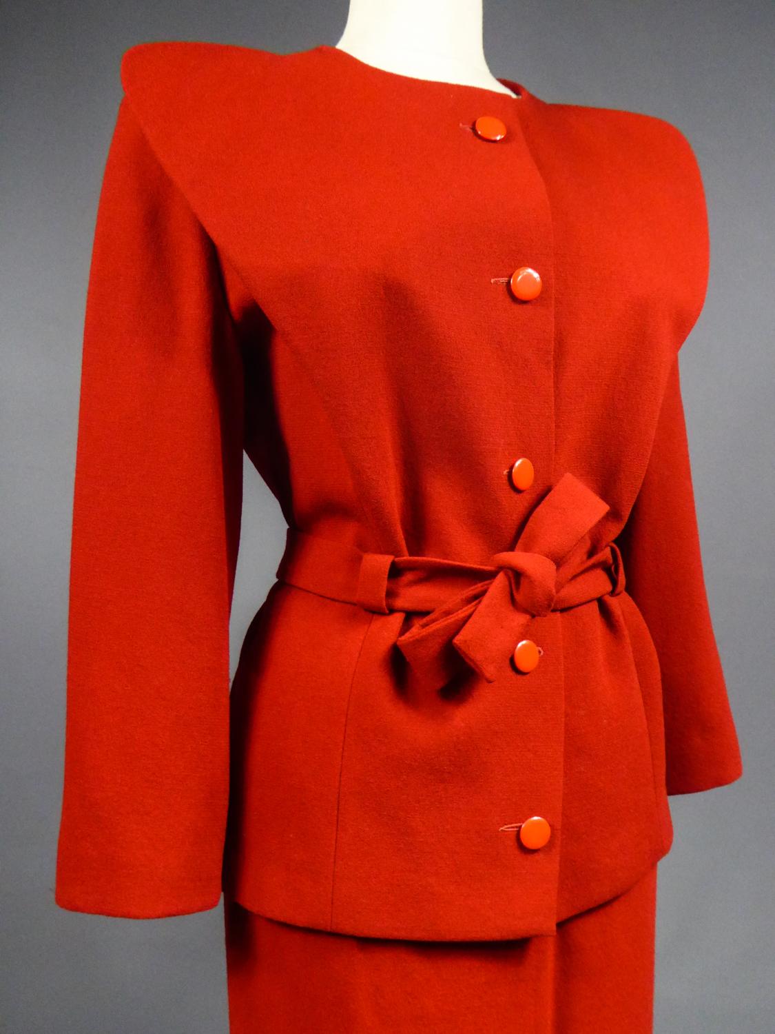 A Pierre Cardin Skirt Suit - France Circa 1980 For Sale 3