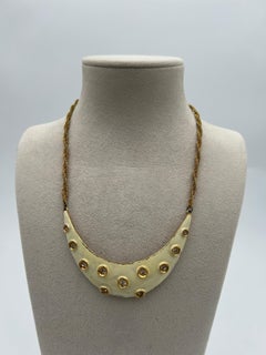 Pierre Cardin Statement Moon Necklace