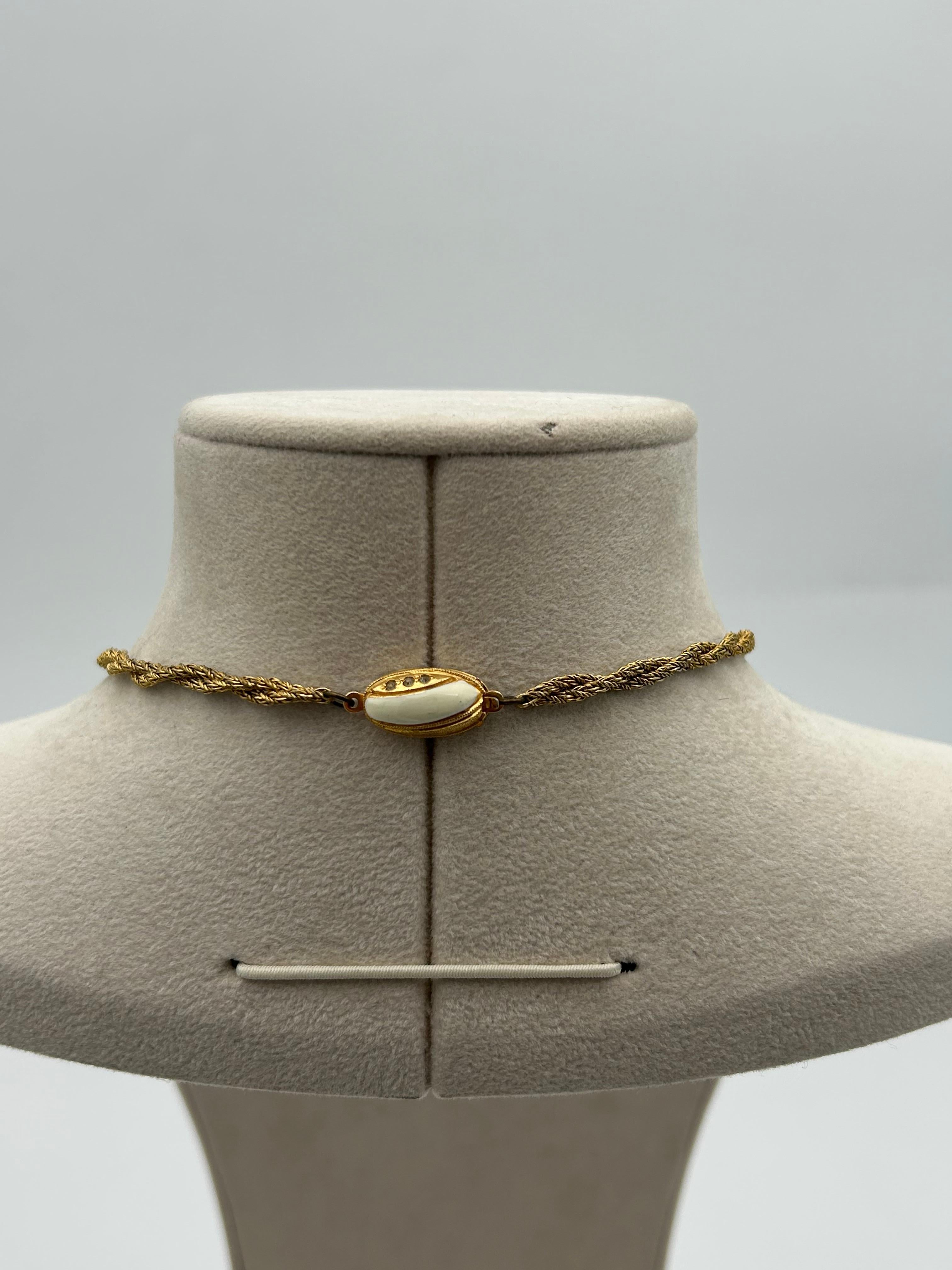 Pierre Cardin Statement Moon Necklace im Angebot 1