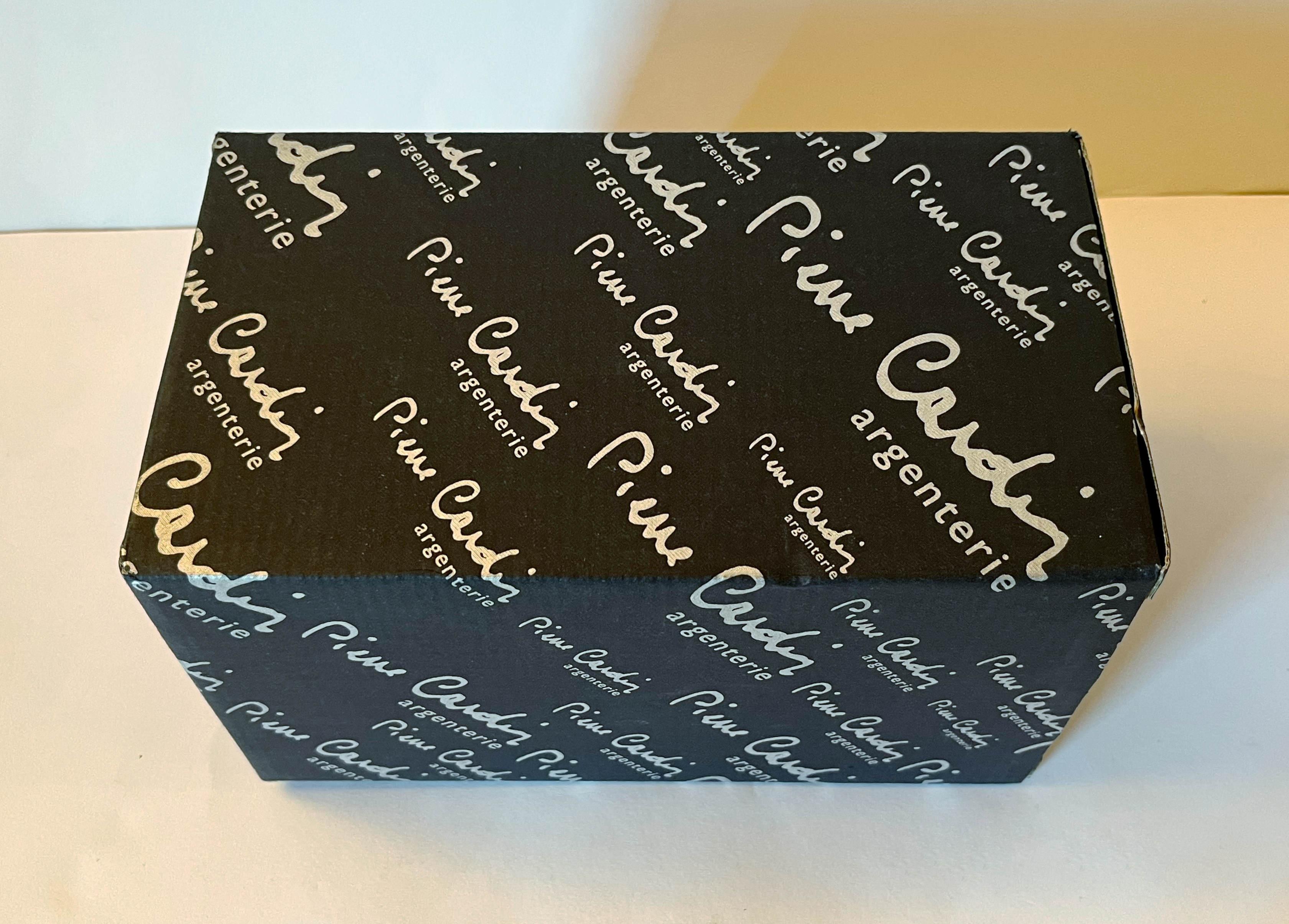 Portacarte in argento di Pierre Cardin in vendita 4