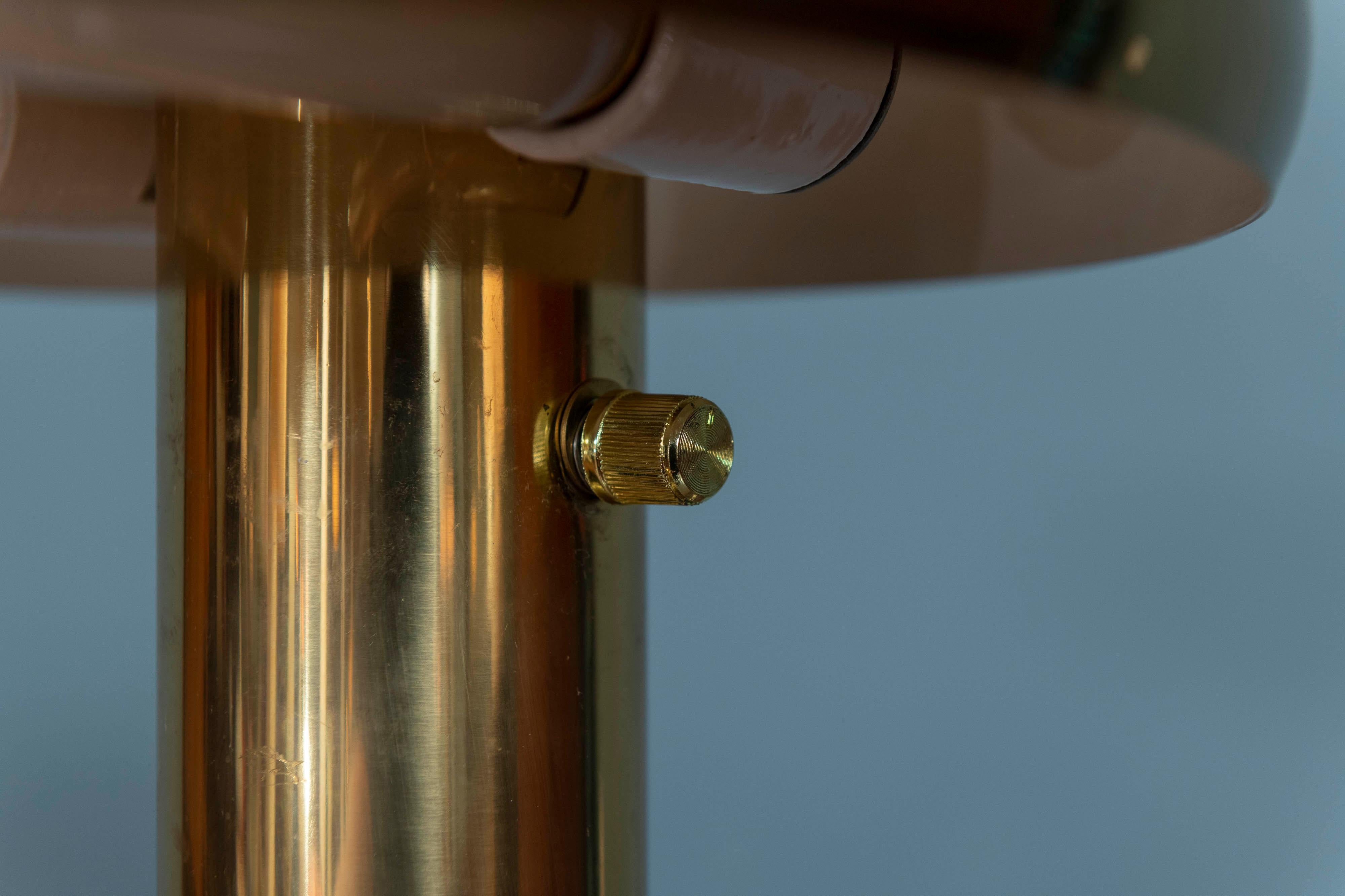 Pierre Cardin Style Brass Table Lamp 1