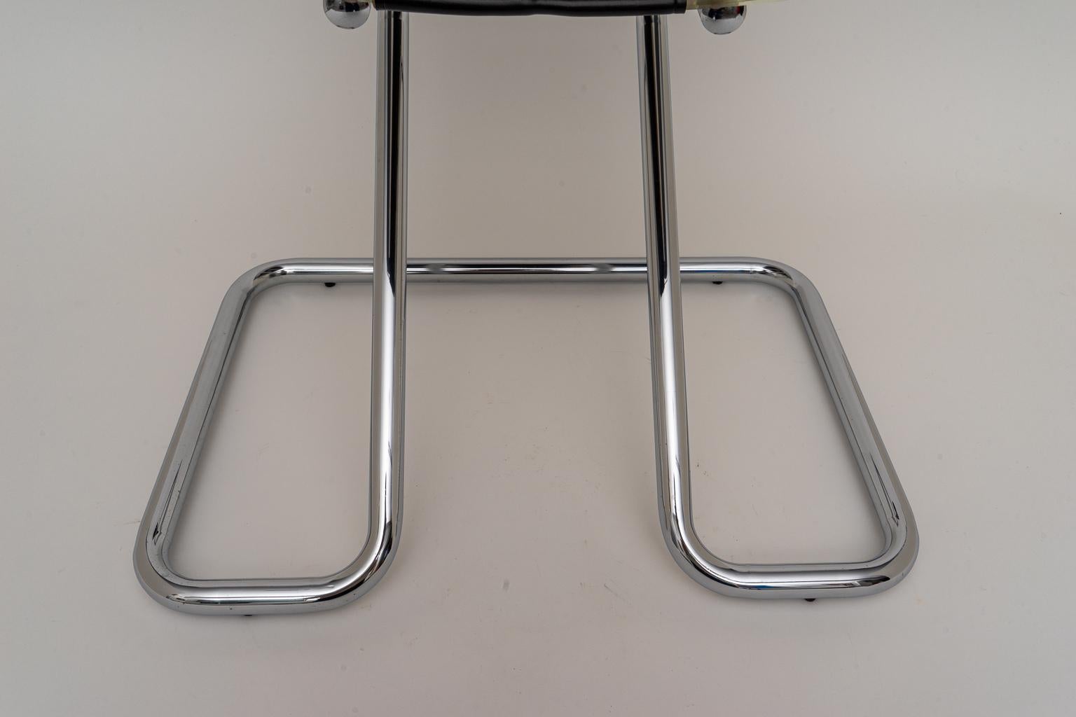 Pierre Cardin Style Chrome and Lucite Armchair 6