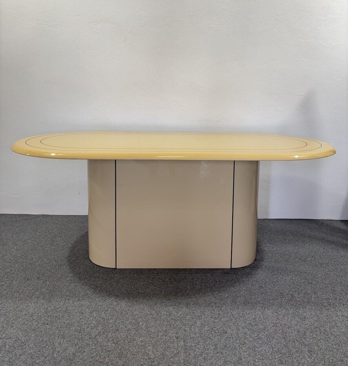 Pierre Cardin Style Dining Table Wooden Modern Design 1970s For Sale 6