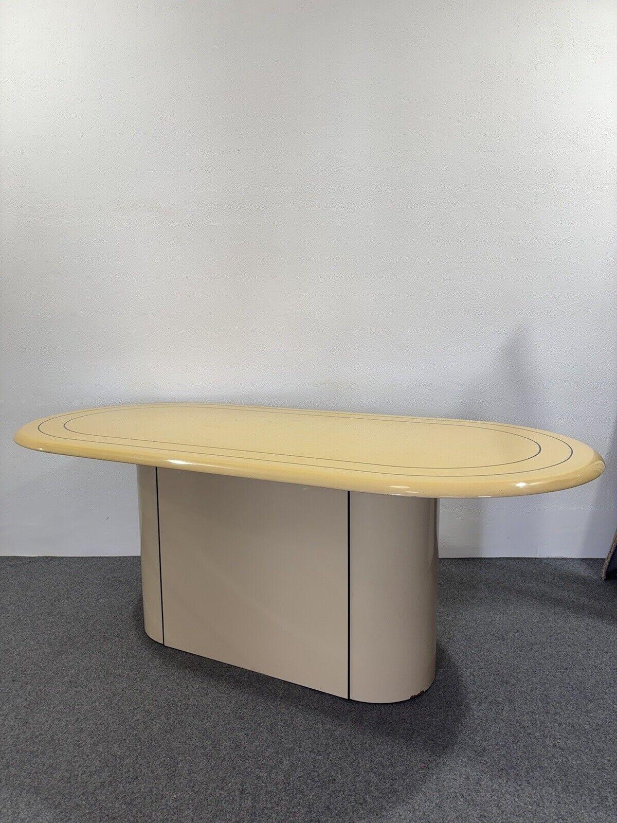 Italian Pierre Cardin Style Dining Table Wooden Modern Design 1970s For Sale