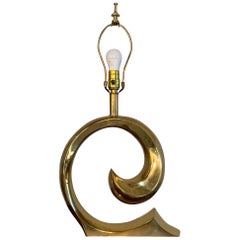 Vintage Pierre Cardin Swoosh Table Lamp