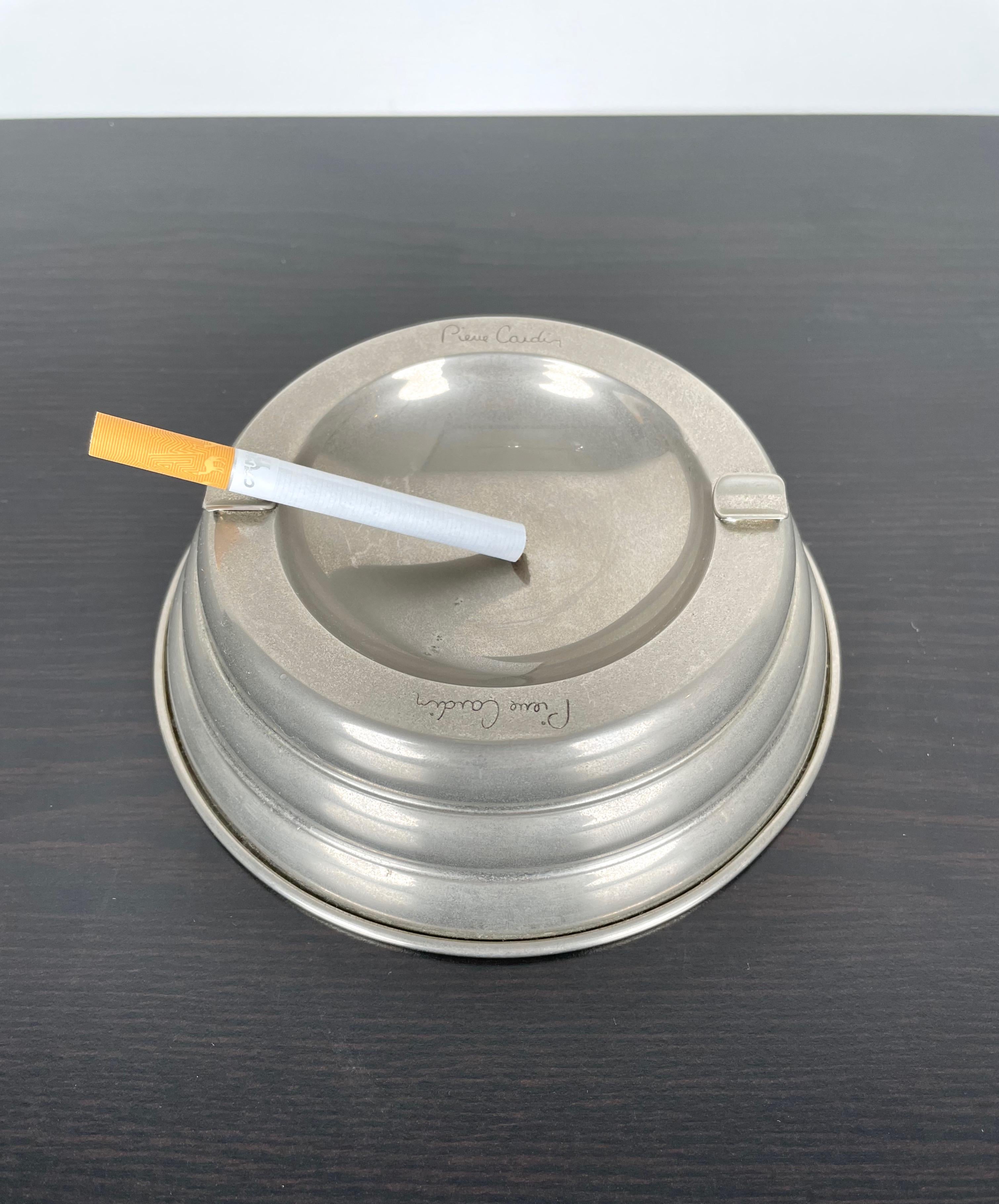 Pierre Cardin Tobacco Table Set of Lighter and Ashtray, Paris, 1970s For Sale 1