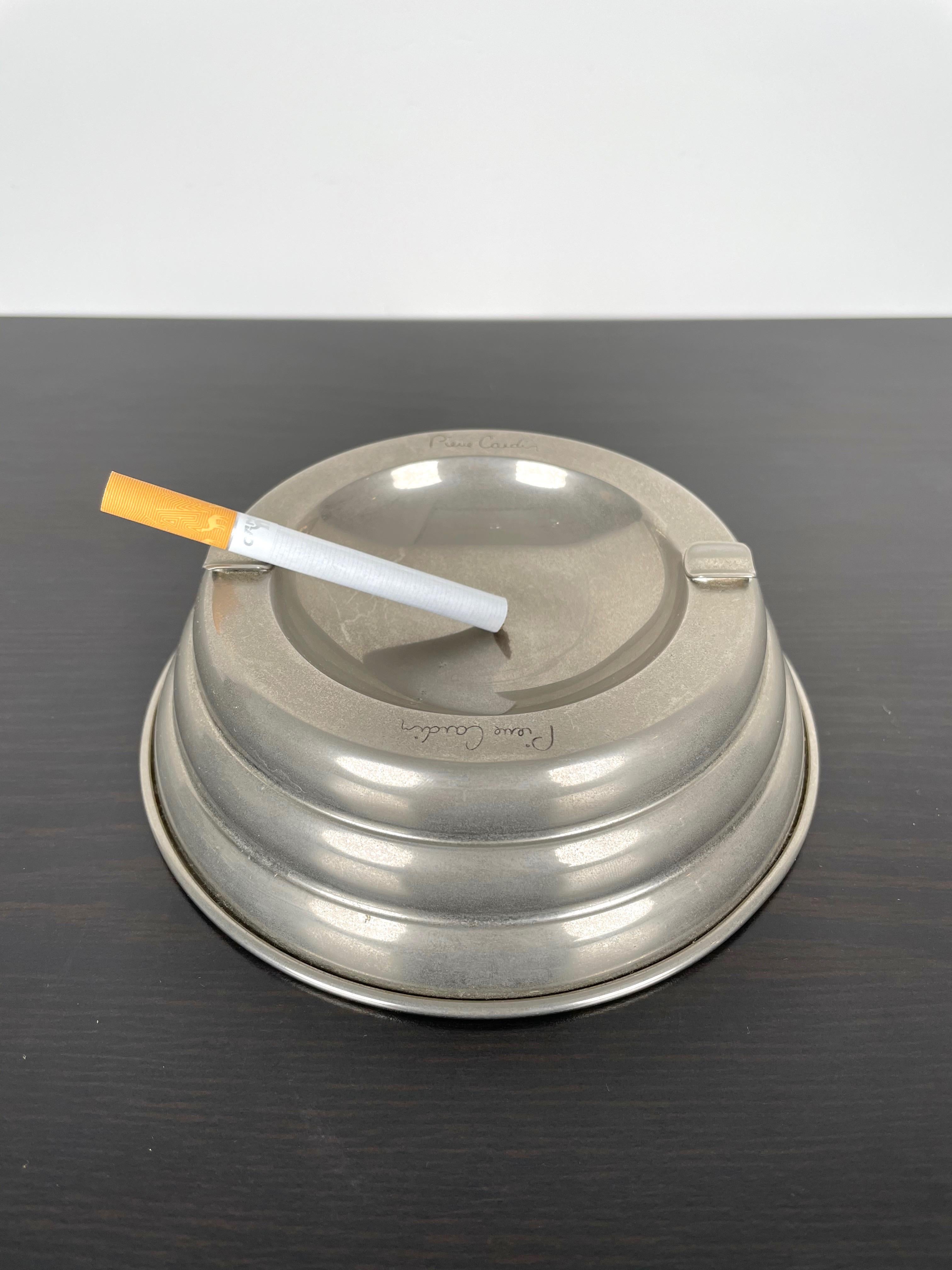 Mid-Century Modern Pierre Cardin Tobacco Table Set of Lighter and Ashtray, Paris, 1970s For Sale