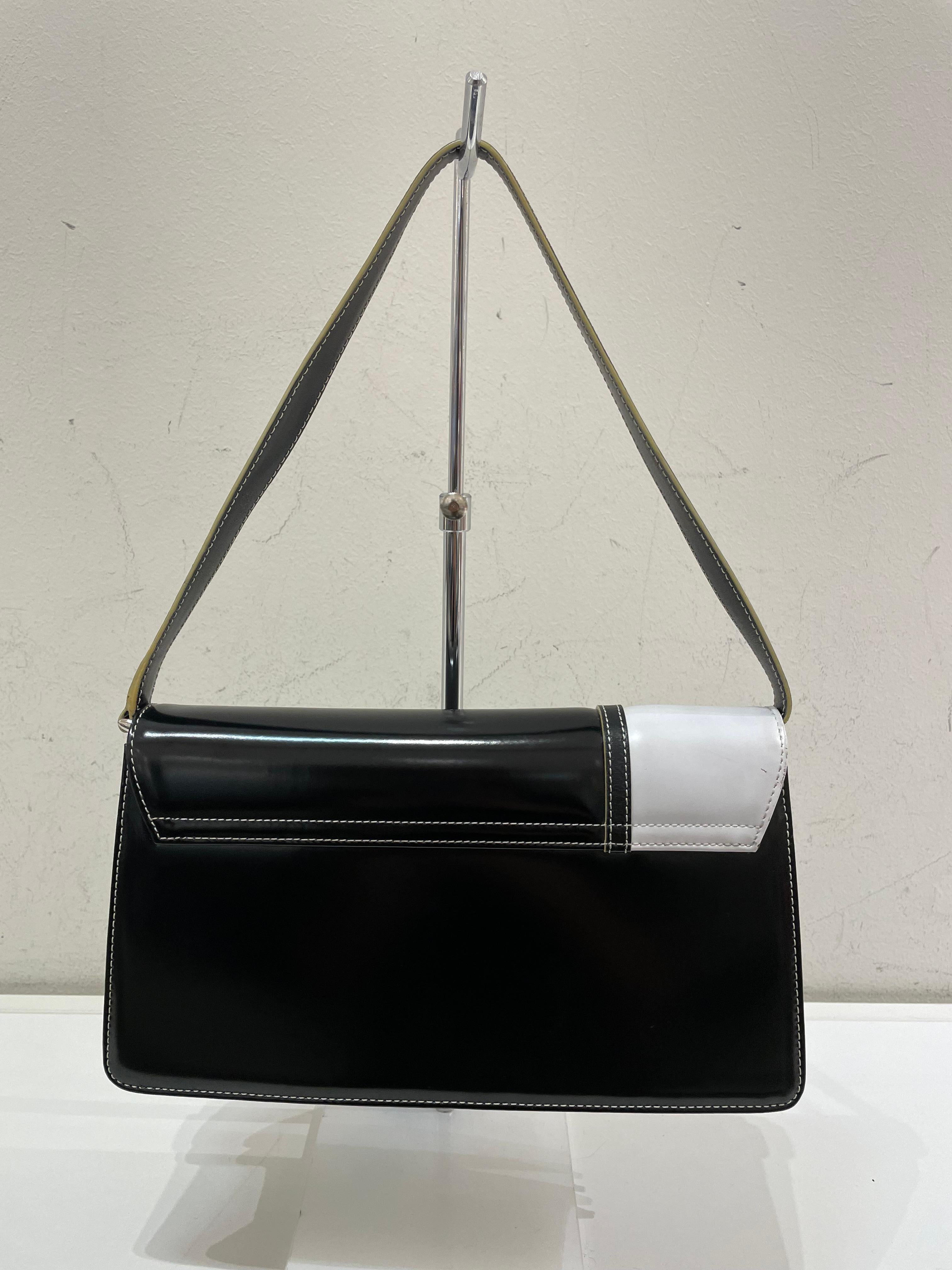 Black Pierre Cardin vintage bag.