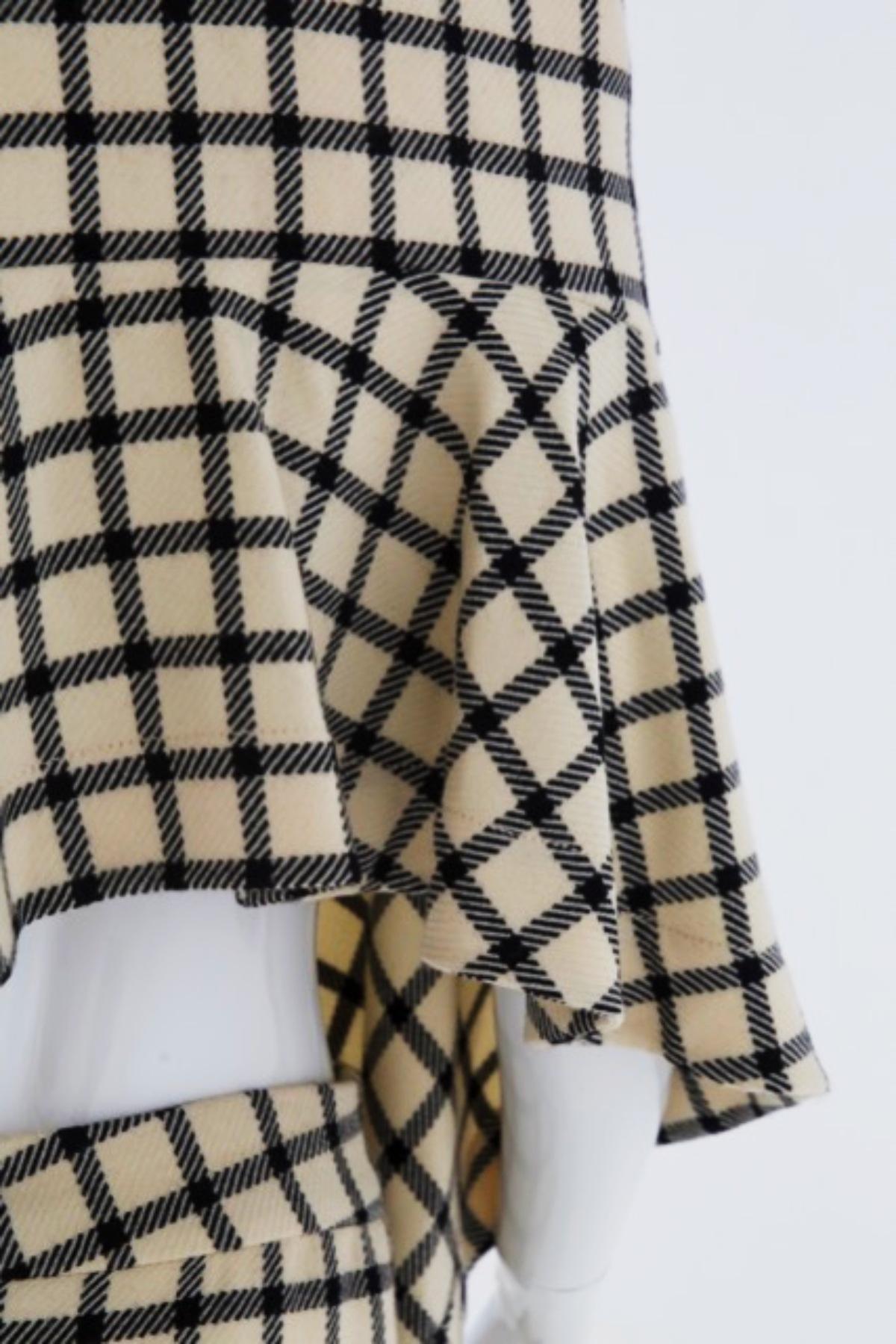 Pierre Cardin Vintage Check Wool Suit For Sale 7