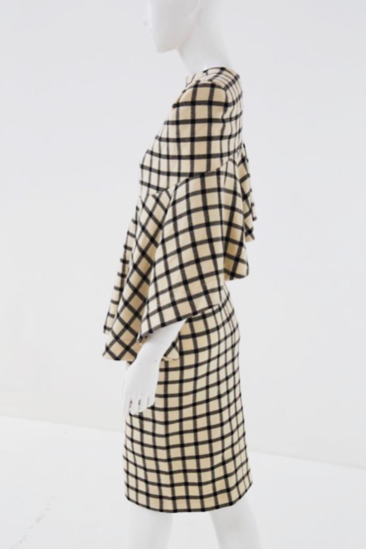 Pierre Cardin Vintage Check Wool Suit For Sale 11