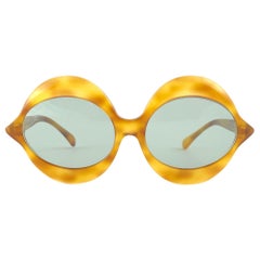 Pierre Cardin - Lunettes de soleil vintage Kiss C18, taille moyenne, années 1960 