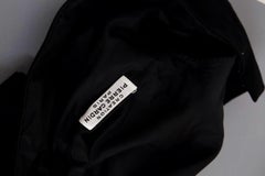 Pierre Cardin Vintage Kleines schwarzes Vintage-Kleid mit Puffy-Riemen