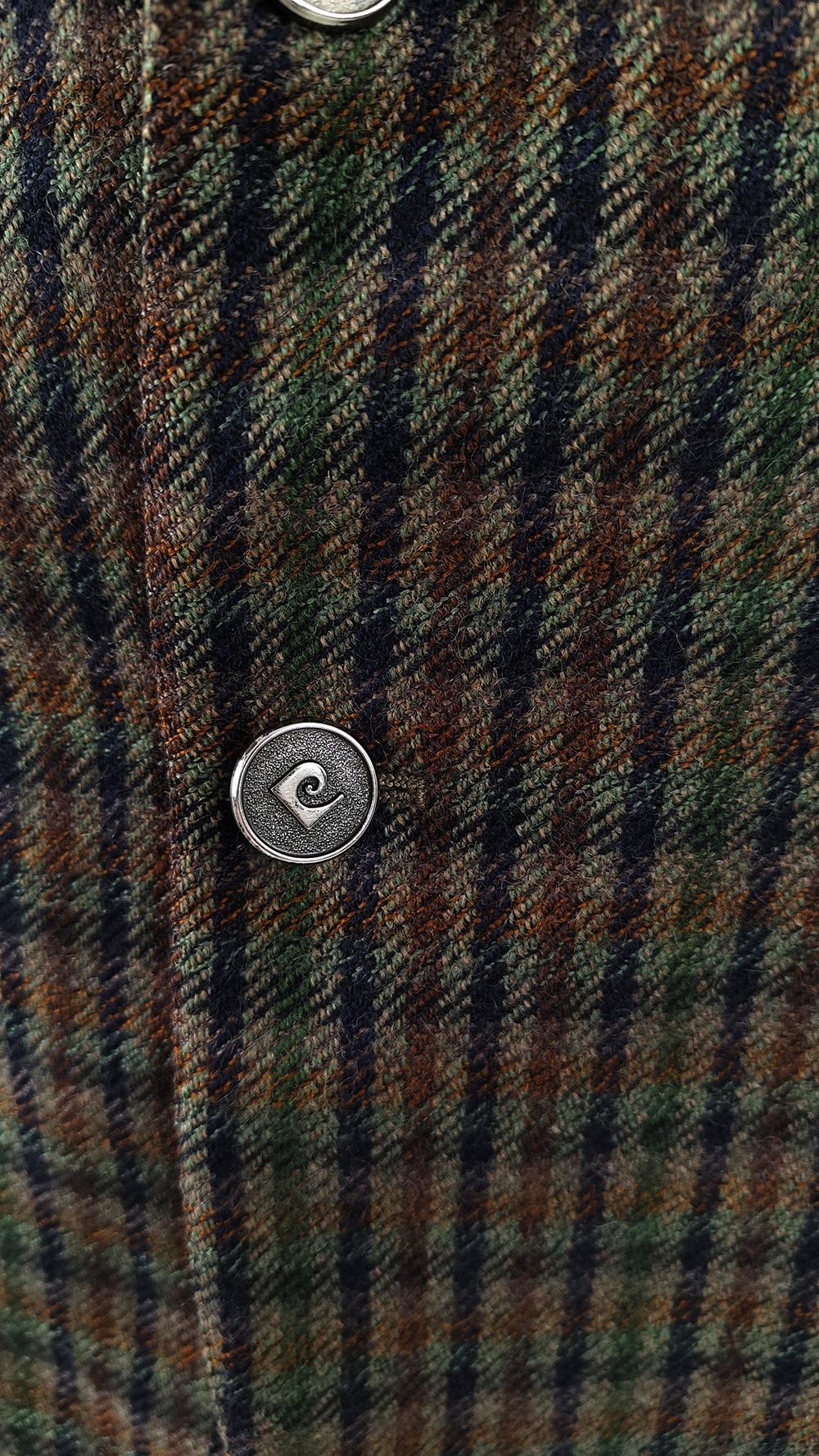 Men's Pierre Cardin Vintage Mens 80s Italian Pure Wool Tweed Blazer Jacket, 1980s For Sale