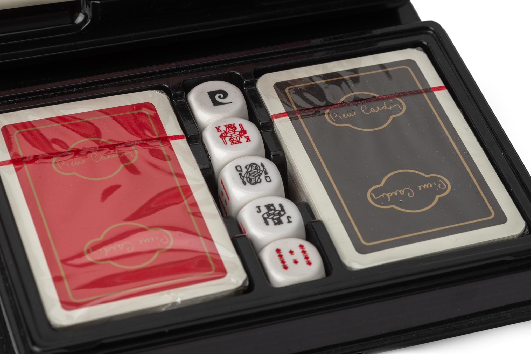Rose Pierre Cardin Vintage New Poker Set