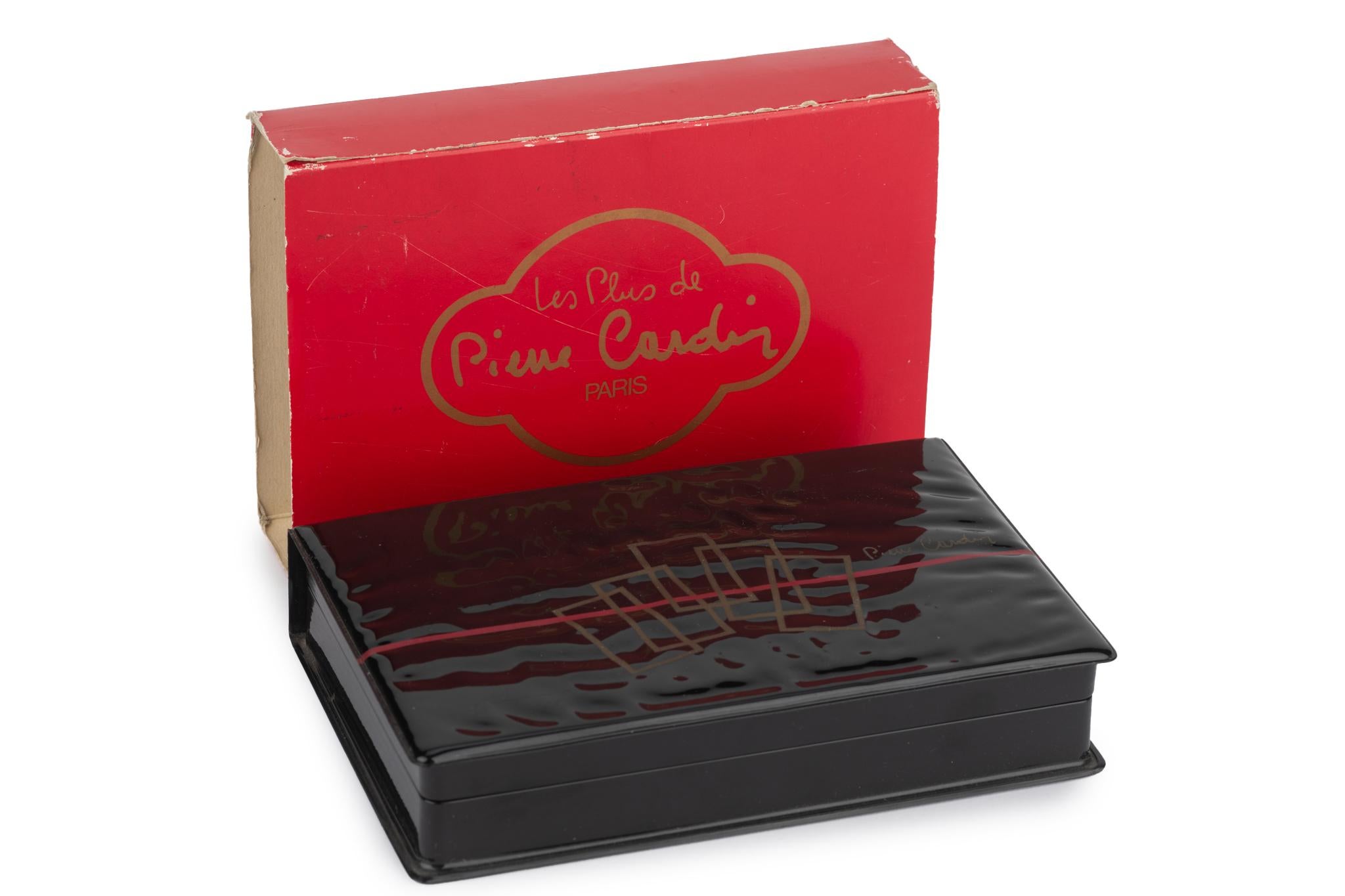  Pierre Cardin Vintage New Poker Set Unisexe 