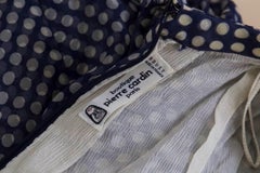 Pierre Cardin Vintage One Shoulder Polka Dot Dress