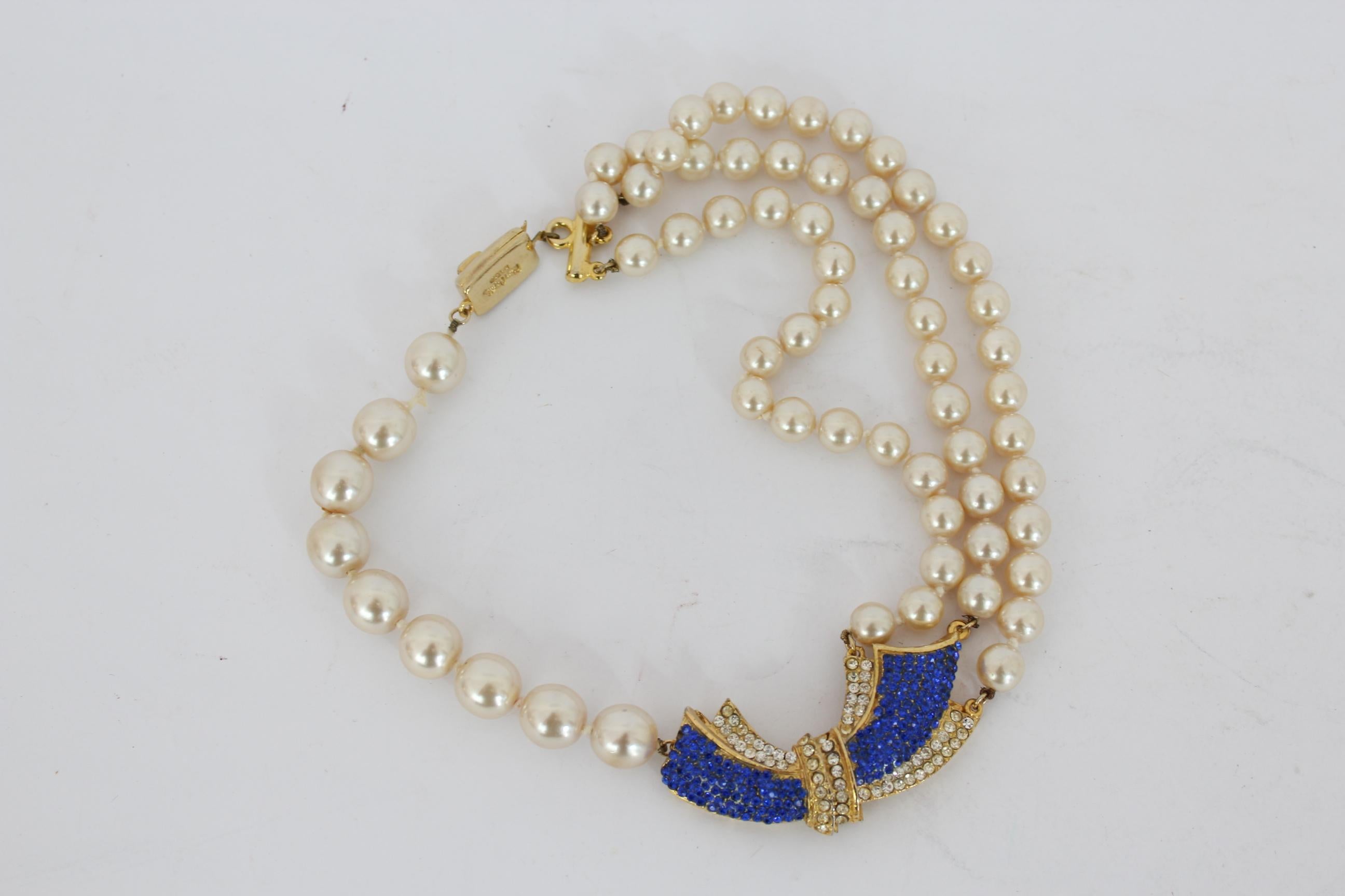 Pierre Cardin White Blue Pearl 